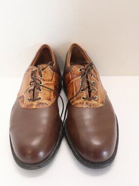 FootJoy Men's Golf Shoes Brown and Tan Size 11.5Model Number 52047
